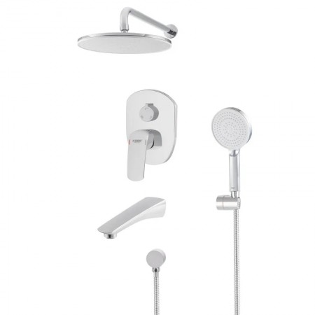 Встраиваемая душевая система Koer KB-64008-01 KR3476 хром Встраиваемая душевая система Koer KB-64008-01 KR3476 хром